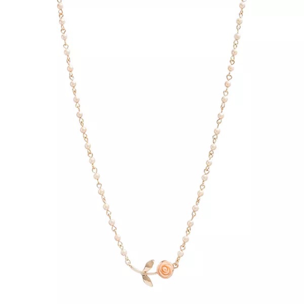 Lc Rose Pearls Necklace 8$